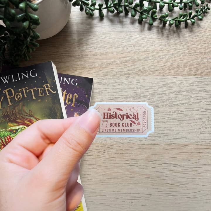 Autocolante do Clube do Livro Histórico por atacado de Peachi Lane