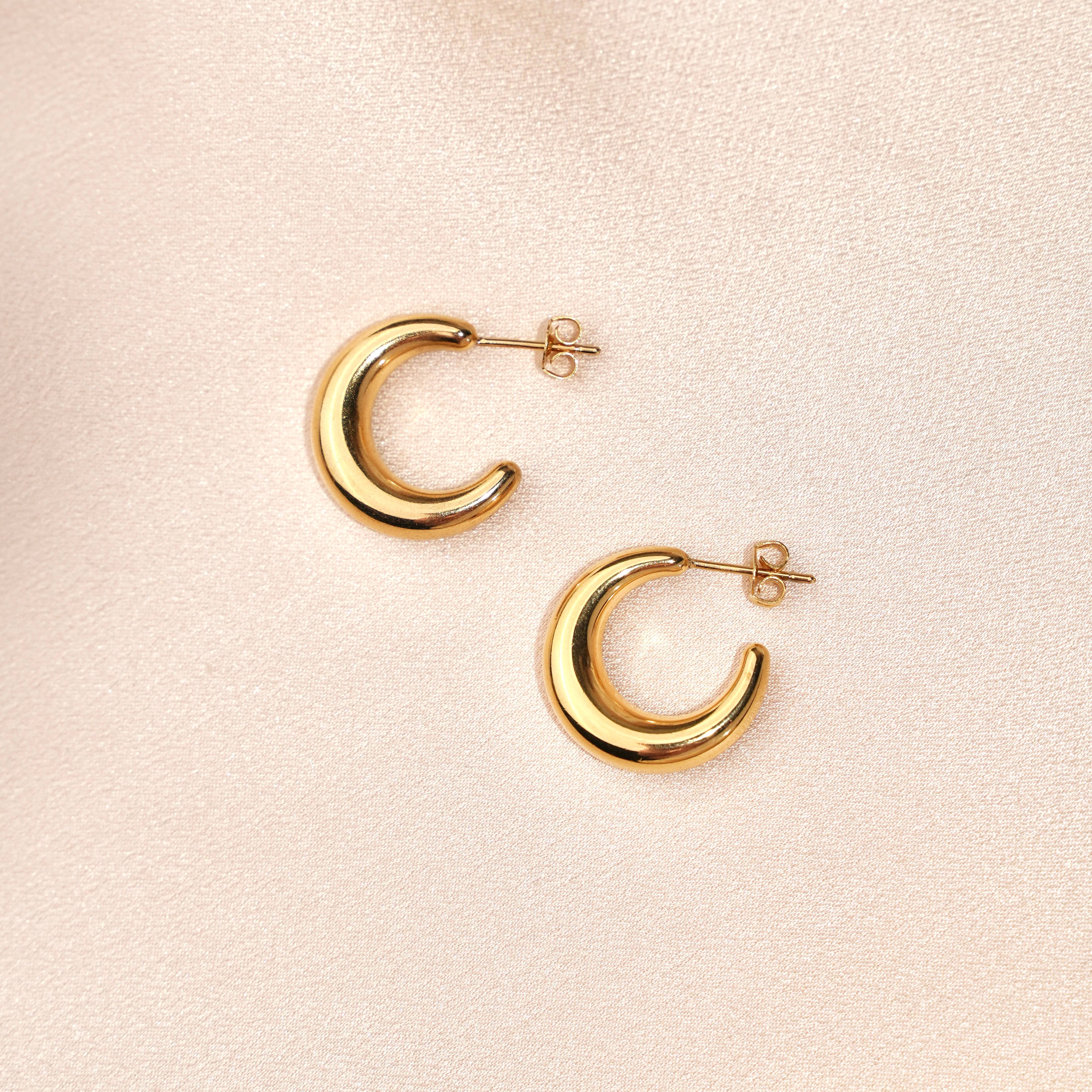 Victoire Collection - Wholesale Dangle Earrings - Steel hoop earrings1