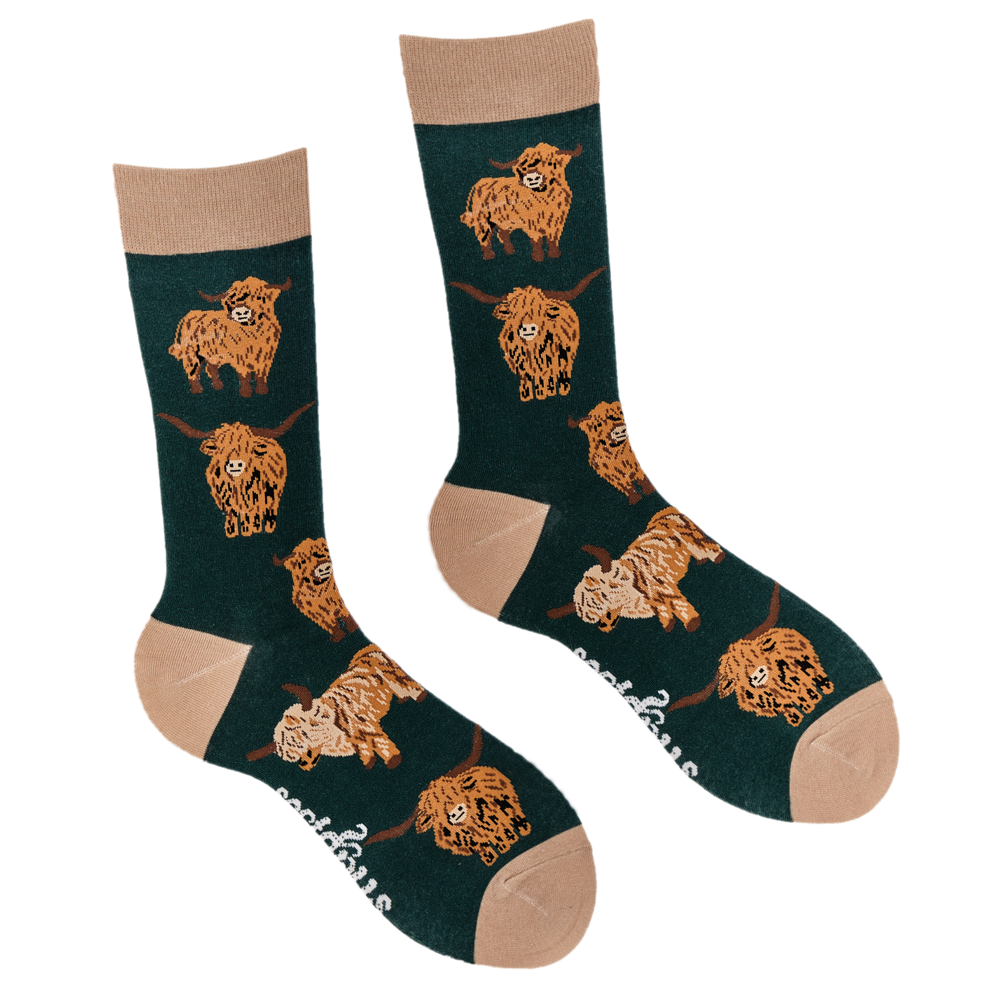 Socktopus - Wholesale Sokken - Uniseks - Highland Cow Socks - Och Aye the Moo!12