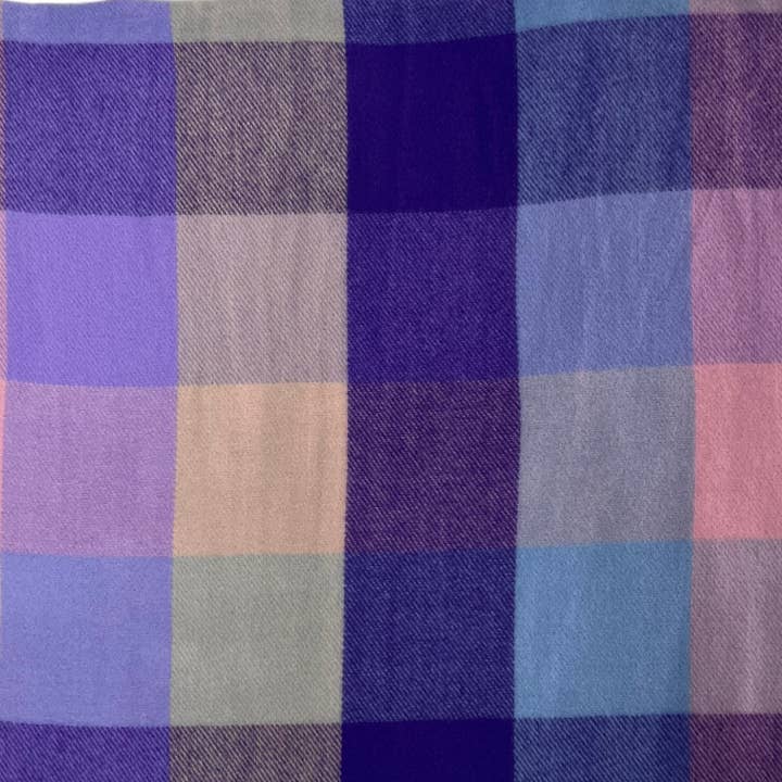 London Scarves - Wholesale Scarf - Women's - Classic colourful mini check scarf with tassels18