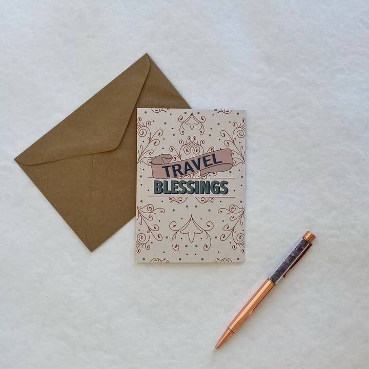 Travel blessings | Greeting Card for wholesale by This is Taliah