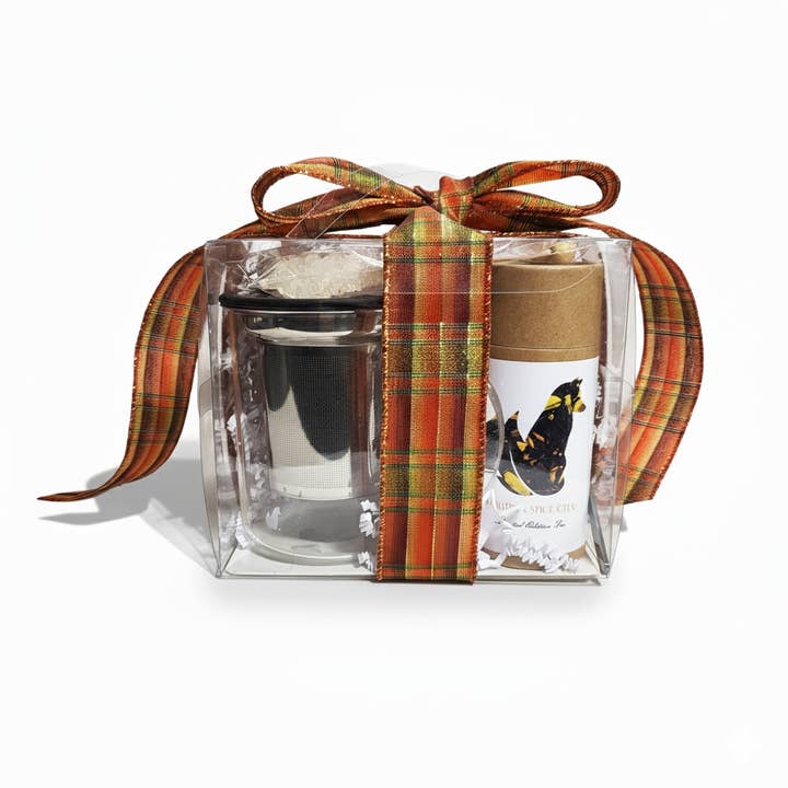 Foxy Tea® - Wholesale Tea Set - Tea Gift Set – Mug/Lid, Infuser, Tea, Towel, Sugar Crystals4