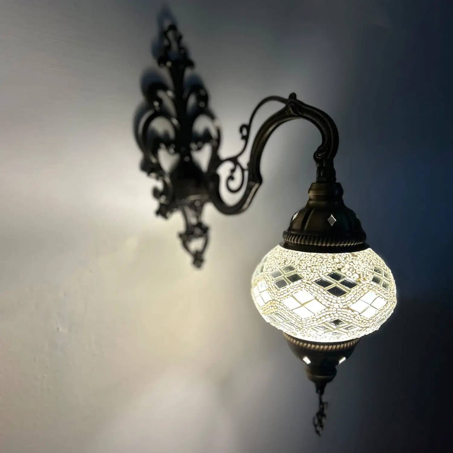 Etnico del Mondo – Arandela por atacado – Aplique de Parede Mosaico Estilo Tiffany-Lâmpada Turca #61