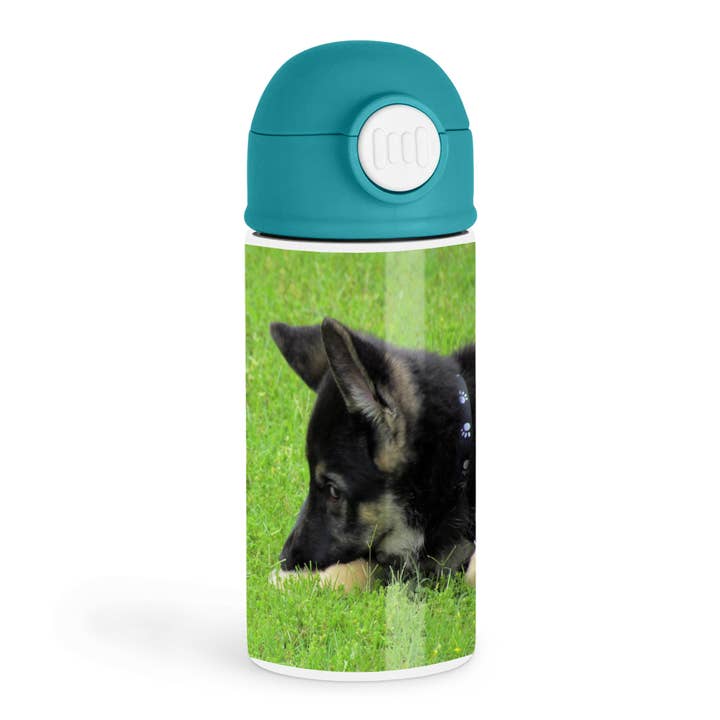3dRose - Wholesale Water Bottle - 3dRose, German Shepherd Puppy, Kids Water Bottle