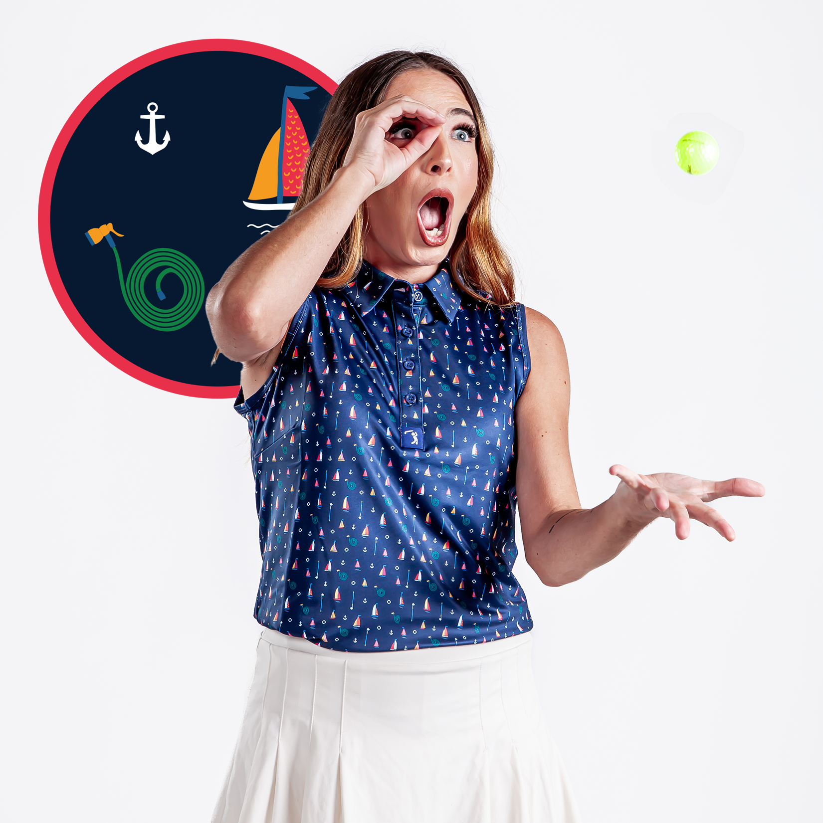 Bogey Bros Golf Co - Wholesale Polo - Women's - Boats and Hose - Women's Polo0