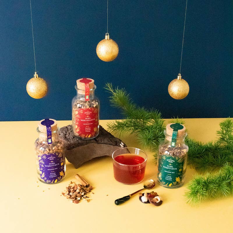 PROVENCE D'ANTAN - Wholesale Food Gift Basket - Set of 3 Mini Christmas Bottles – Refined Organic* Infusions5