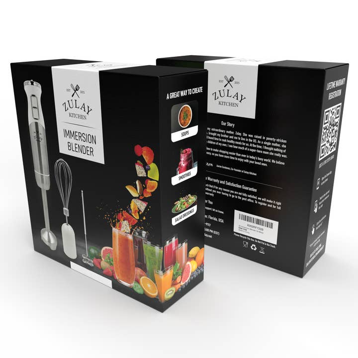 Zulay Kitchen - Wholesale Blender - Immersion Blender Handheld 500W - 8 Speed18