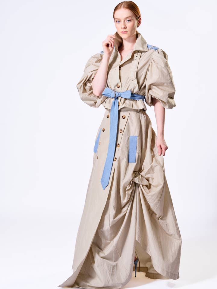 The Fifth Week - Wholesale Top & Skirt Set - Women's - White Windbreaker Set