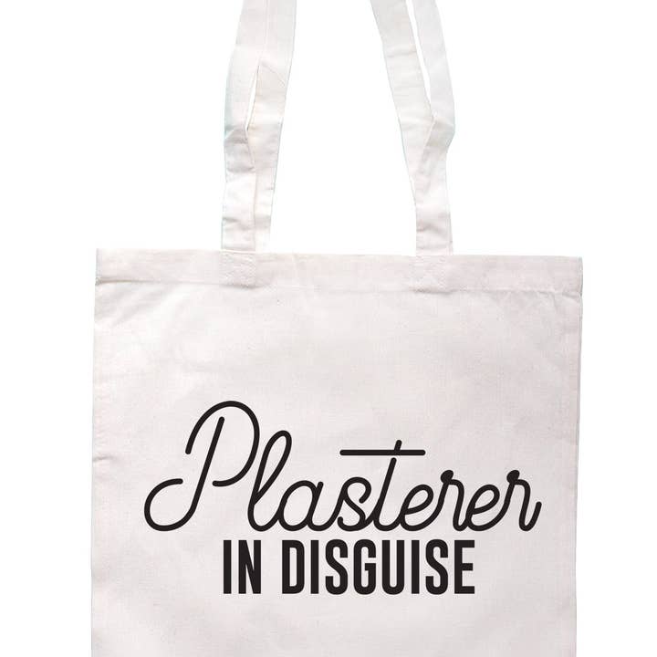 Illustrated Identity – wholesale Tote bag – Unisex – Plasterer In Disguise Tote Bag S0065