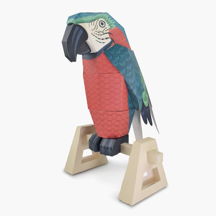 Clockwork Soldier - USA - Wholesale DIY Craft Kit - Kids - Create Your Own Parrot on a Perch3