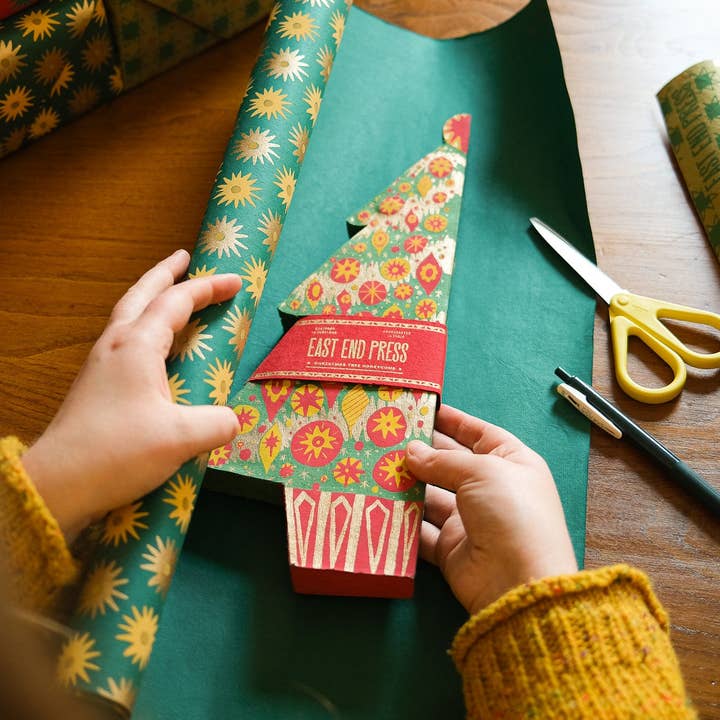 East End Press - Wholesale Christmas Decoration - Christmas Tree Honeycomb12