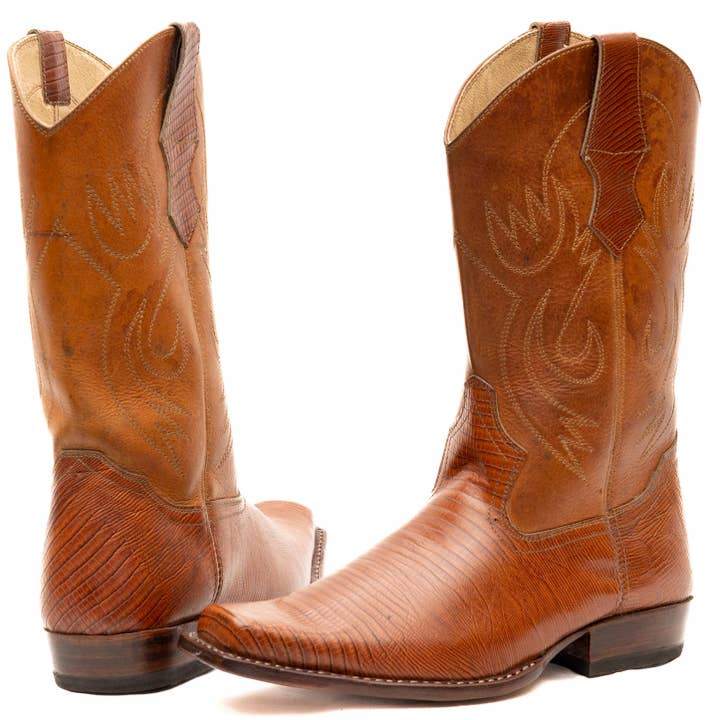 Atitlan Leather - Wholesale Cowboy Boots - Men's - Premium Handcrafted Armadillo Cowboy Boots