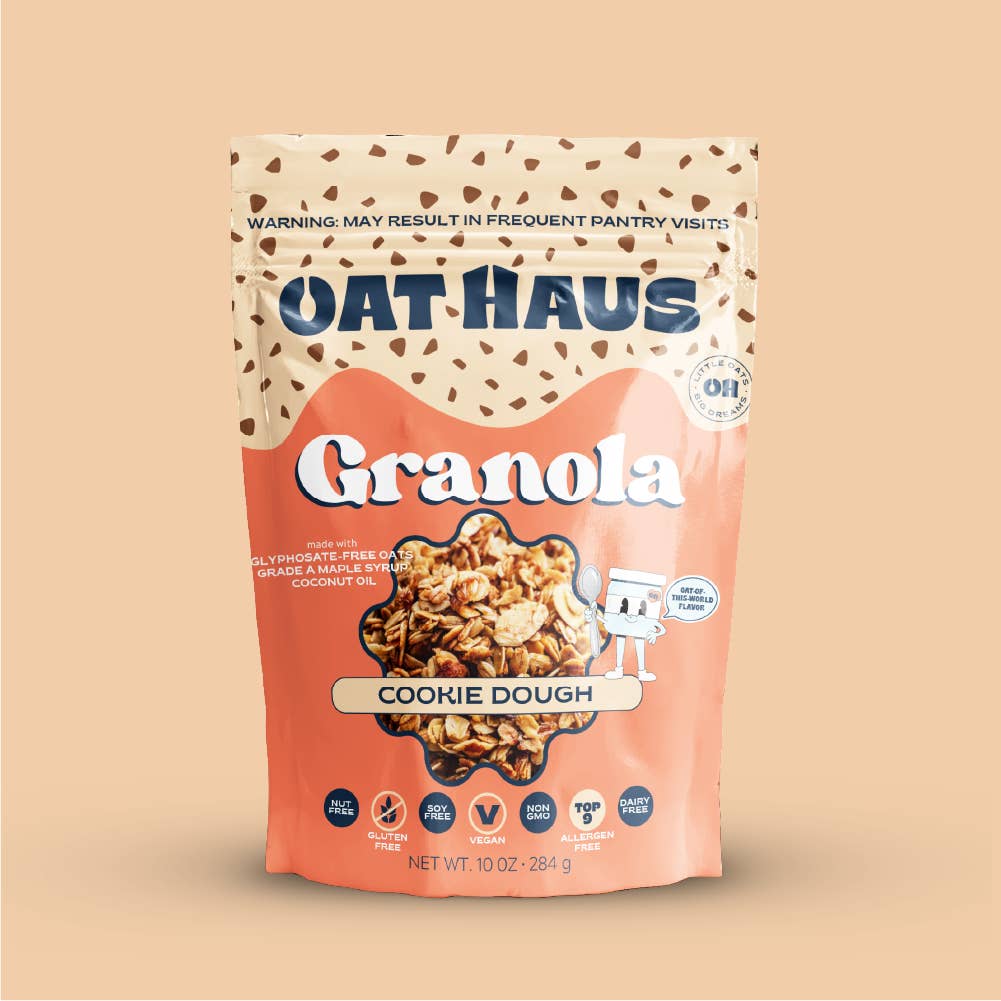 Oat Haus - Wholesale Granola - Cookie Dough Granola - 6/10OZ