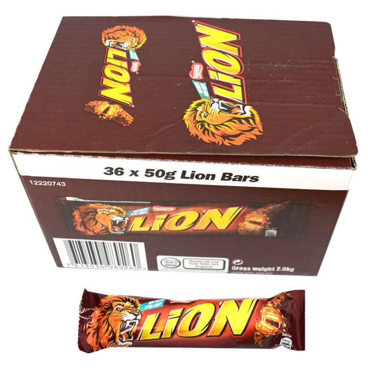 I Got Your Candy - Wholesale Chocolate Bar - Lion Candy Bar 1.76oz (UK) - 36ct2