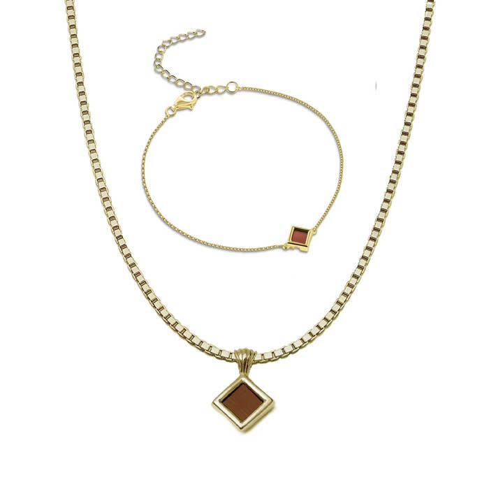 Klassisk Armbånd & Halskæde Sæt for engroshandel hos Nano Spirit