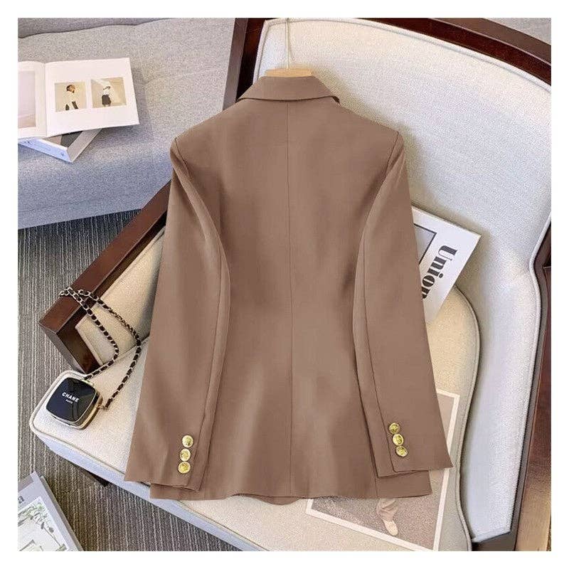 Plush Looks - Vendita all'ingrosso Completo - Donna - Completo giacca e pantaloni tinta unita8