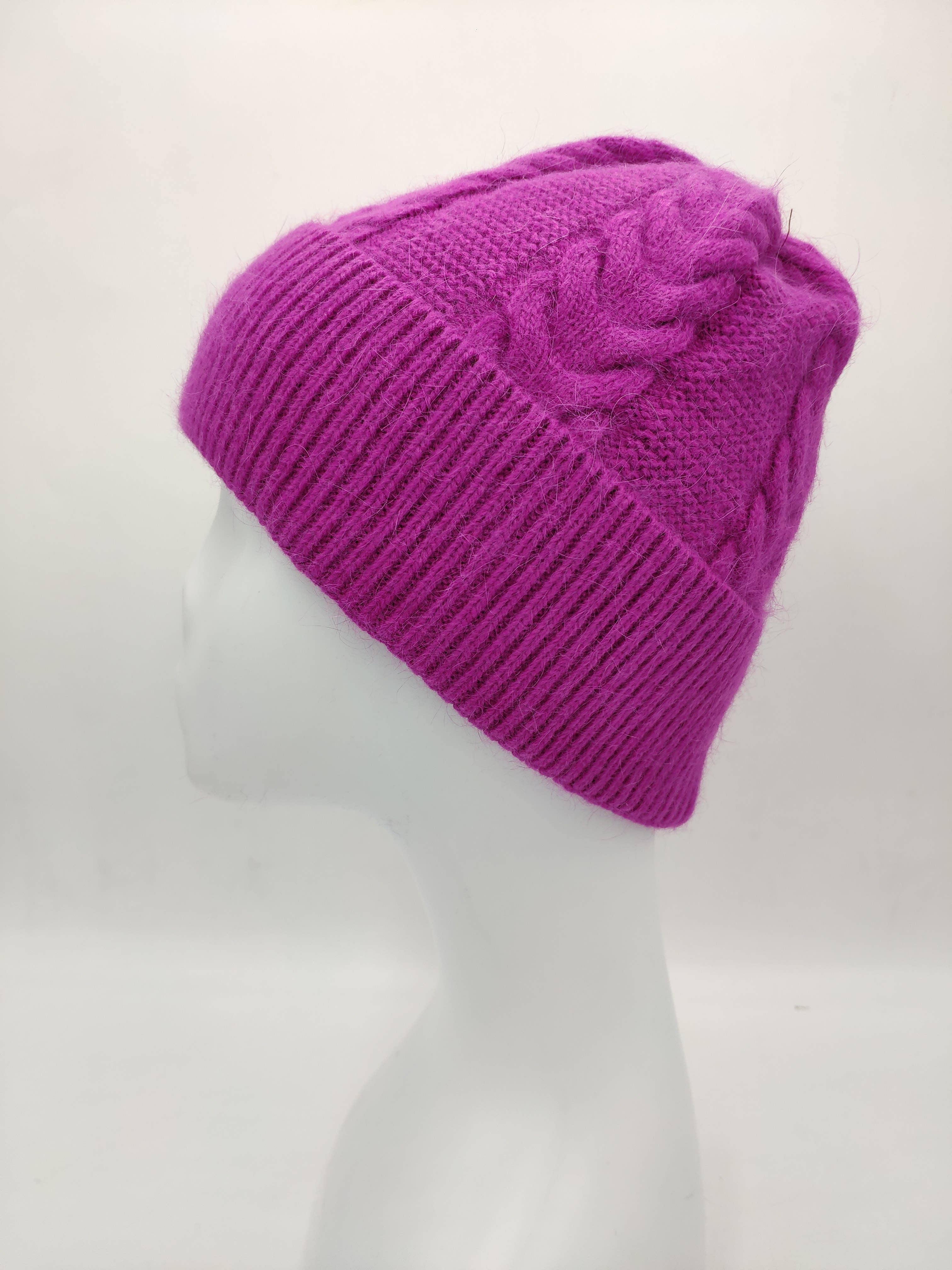 Charmant – wholesale Mössa - Dam – Angoramössa med flätmönster - M562177