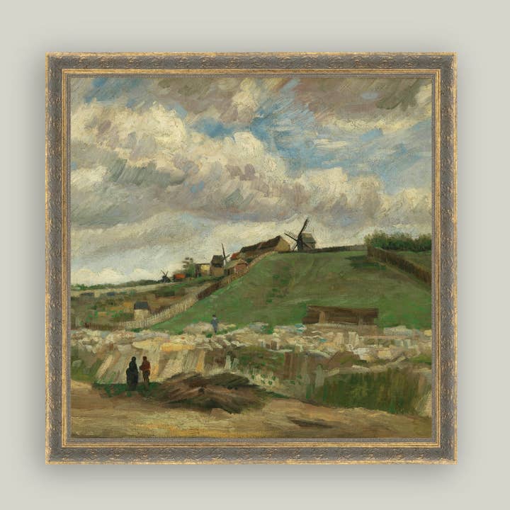 Petal Lane Home – Großhandel Kunstdruck – Der Hügel von Montmartre Gerahmte Antike Kunst2