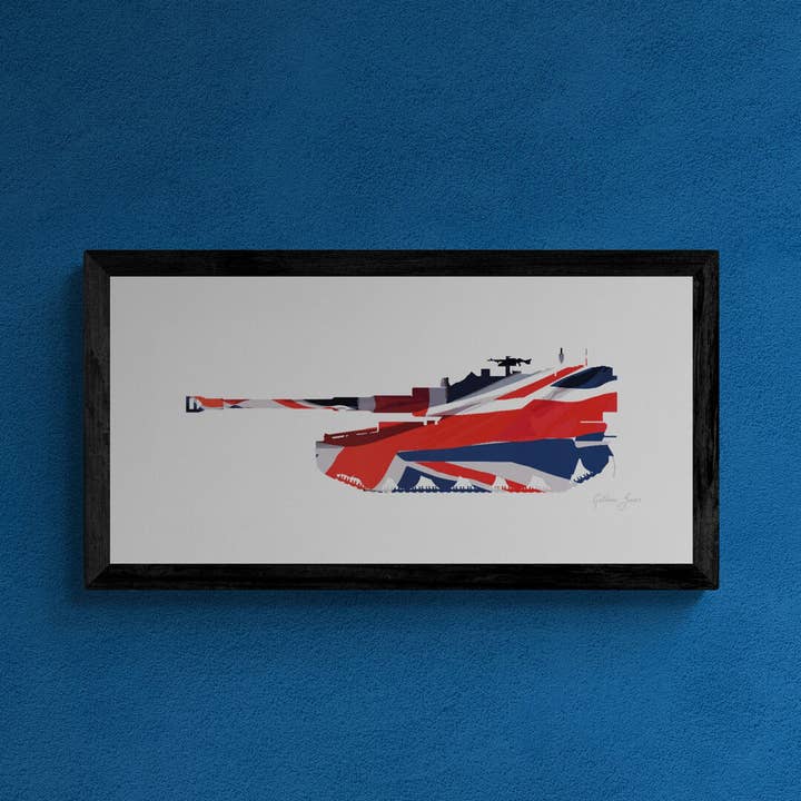 AS90 Union Flag Print for wholesale by Gillian Jones Designs