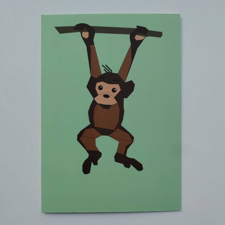 Postcard - Monkey (2003) for wholesale by SannCards