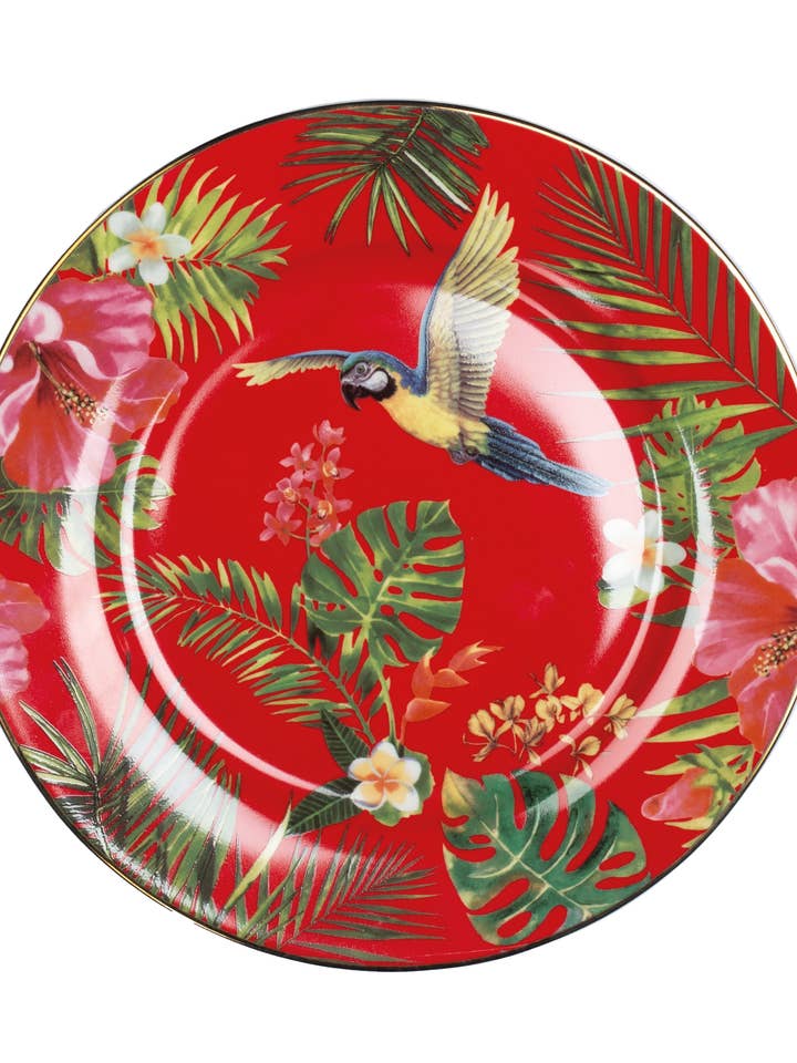 Piatto dolce bordo Oro per la vendita all'ingrosso da parte di Luxe Lodge