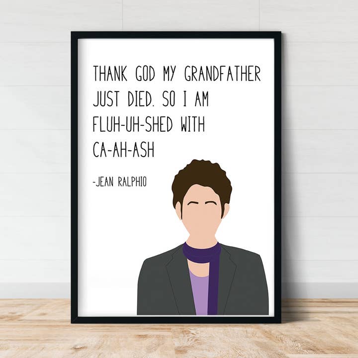 Jean Ralphio “Dinheiro” | Impressão de Parks and Rec por atacado de Callisto Design House