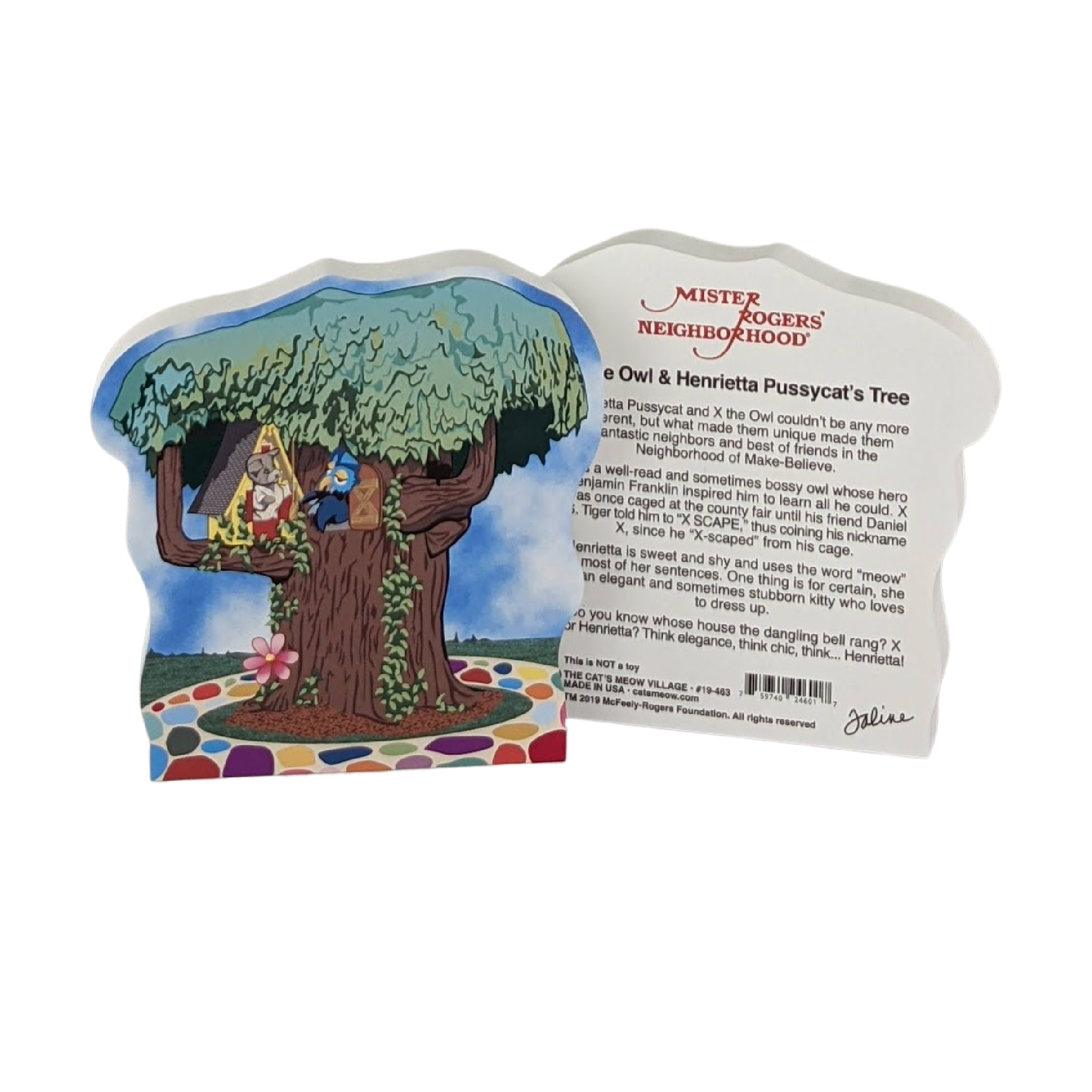 Cats Meow Village - Wholesale Decorative Tabletop Object - Cats Meow Village, Mister Rogers' Neighborhood (5-piece set)6