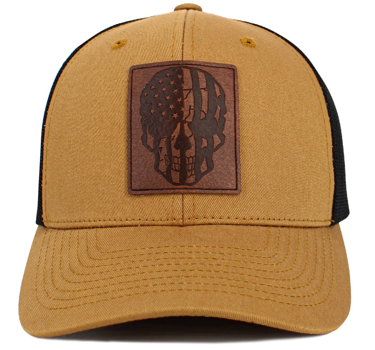 KBETHOS - Wholesale Trucker Hat - Unisex - Skull Patch Flag Mesh Ballcap6