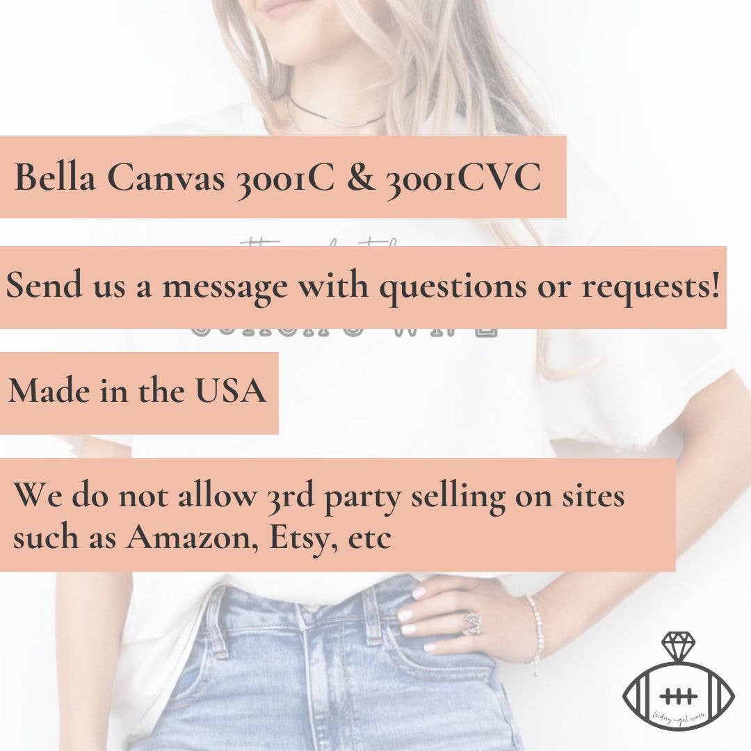 Friday Night Wives - Wholesale T-Shirt (Graphic) - Women's - Fun Pink Hometown Football T-Shirt | Sports Graphic Tee6