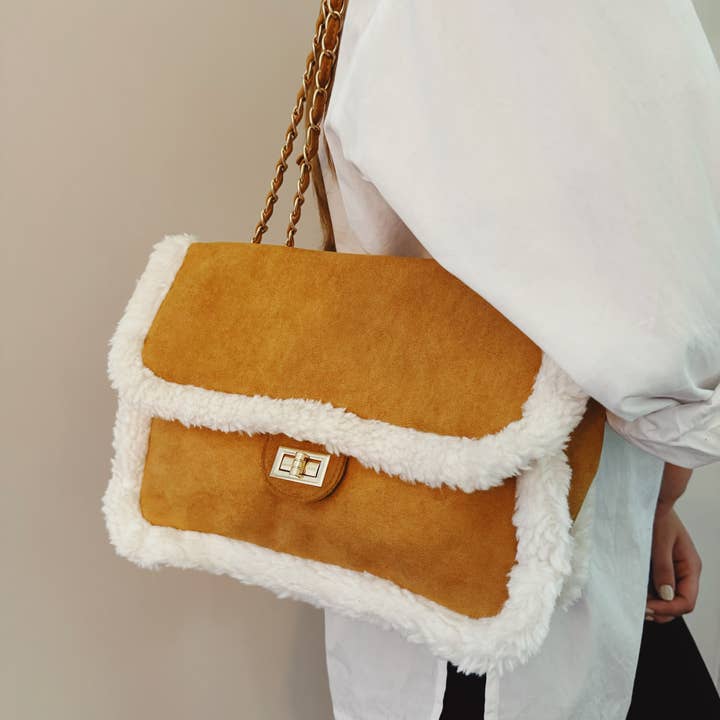 Ellison+Young - Wholesale Shoulder Bag - Women's - Luxe Deluxe Chain Shoulder Bag