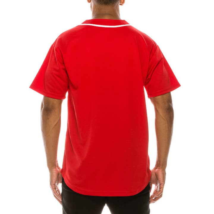 Victorious - Wholesale Button Down Shirt - Men's - BJ42 BASEBALL JERSEY (OPEN PACK)9