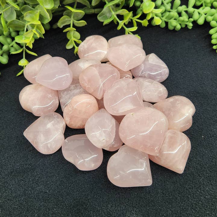 Rose Quartz Hearts - 0.5kg/1.1lbs. (40x40x20mm or 4cm) and other Purchase Wholesale rose quartz hearts. Free Returns & Net 60 Terms on Faire trending on Faire.
