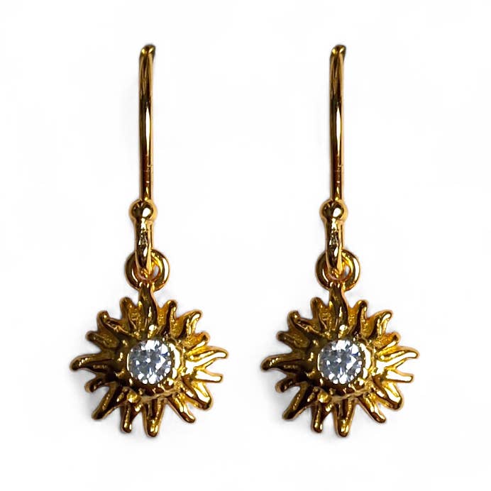 ALPINE brincos de prata 925 (dourados) por atacado de Grethe Winter