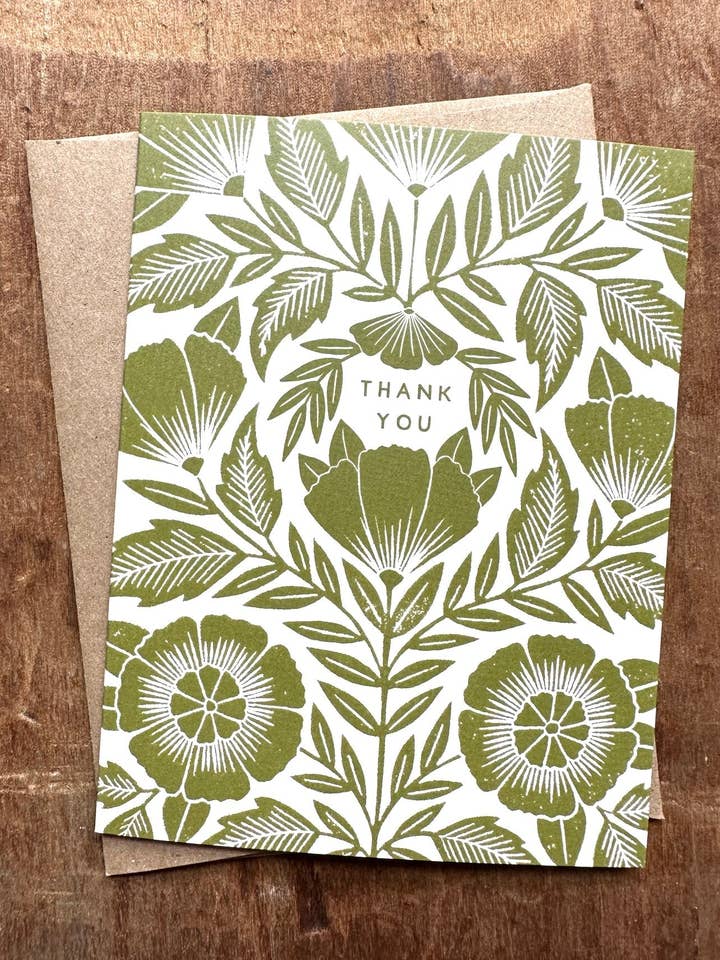 “Obrigado”, Cartão de felicitações por atacado de Katharine Watson