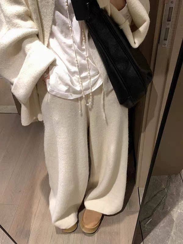 Marayn - Wholesale Lounge Set - Women's - 2025 Autumn Luxury Lounge Knit Set Chic Oversized Style26