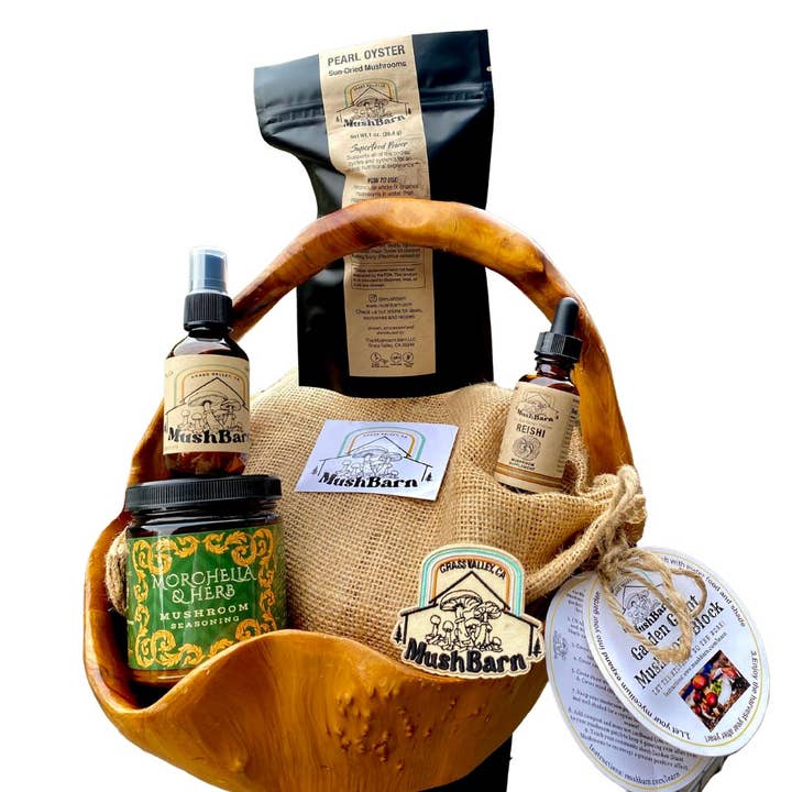 MushBarn Gift Basket for wholesale by MushBarn