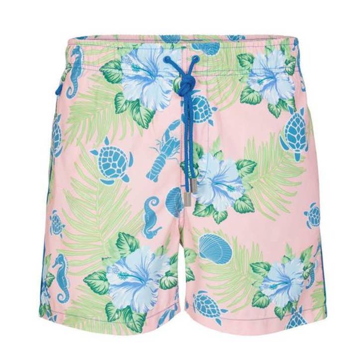 Blem Beach Accessories AU - Wholesale Swim shorts – Men′s - Fiji Swim Shorts Pink