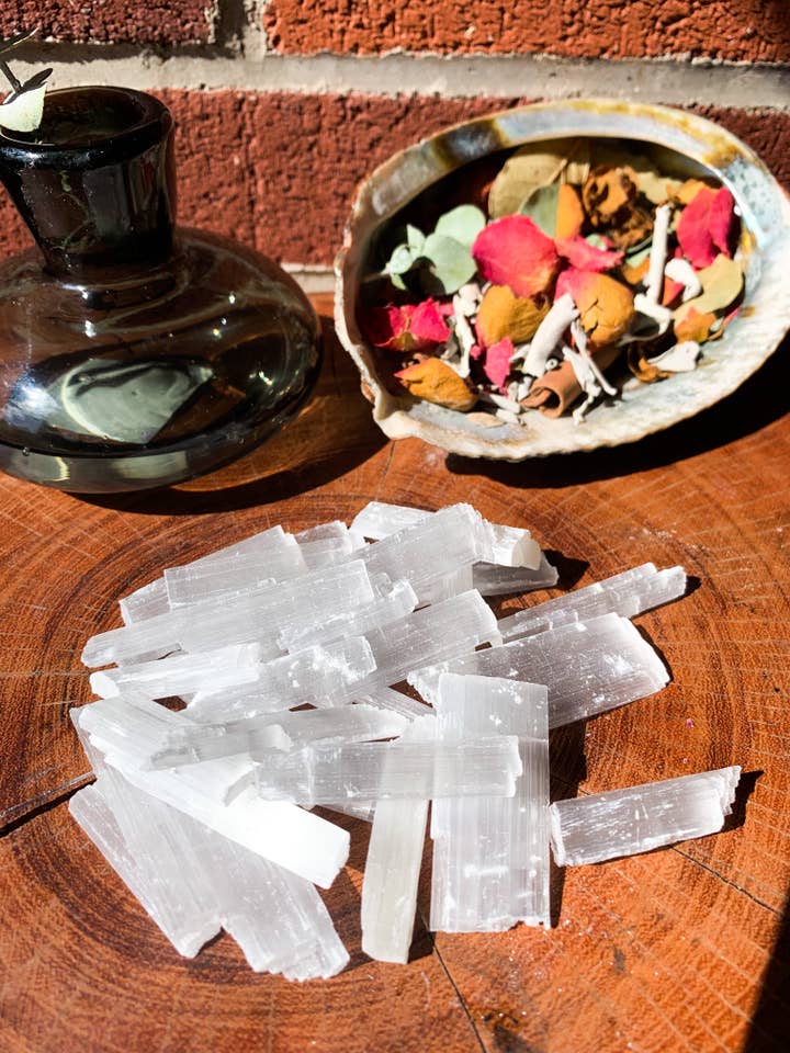 Selenite Mini Wands for wholesale by Cinta Soul