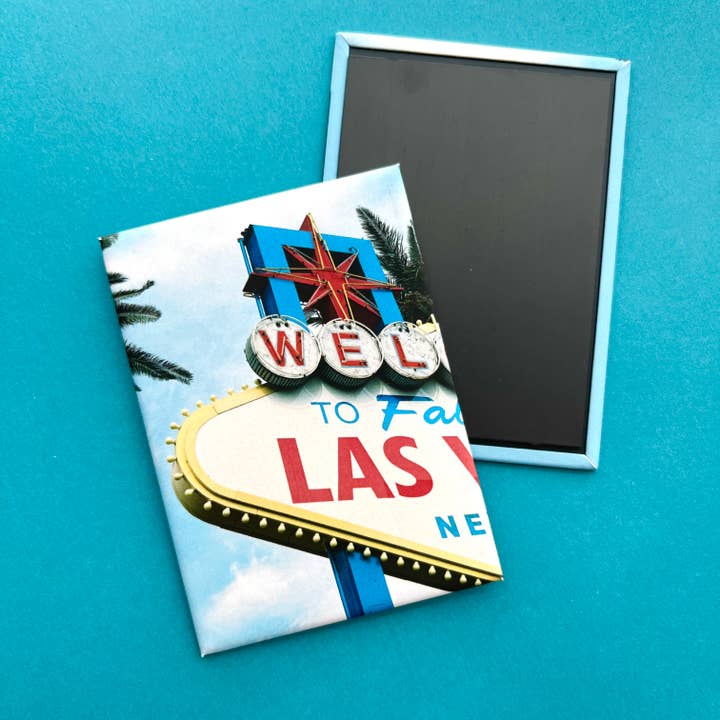 Welcome To Las Vegas Sign Magnet for wholesale by Battle Born Brand