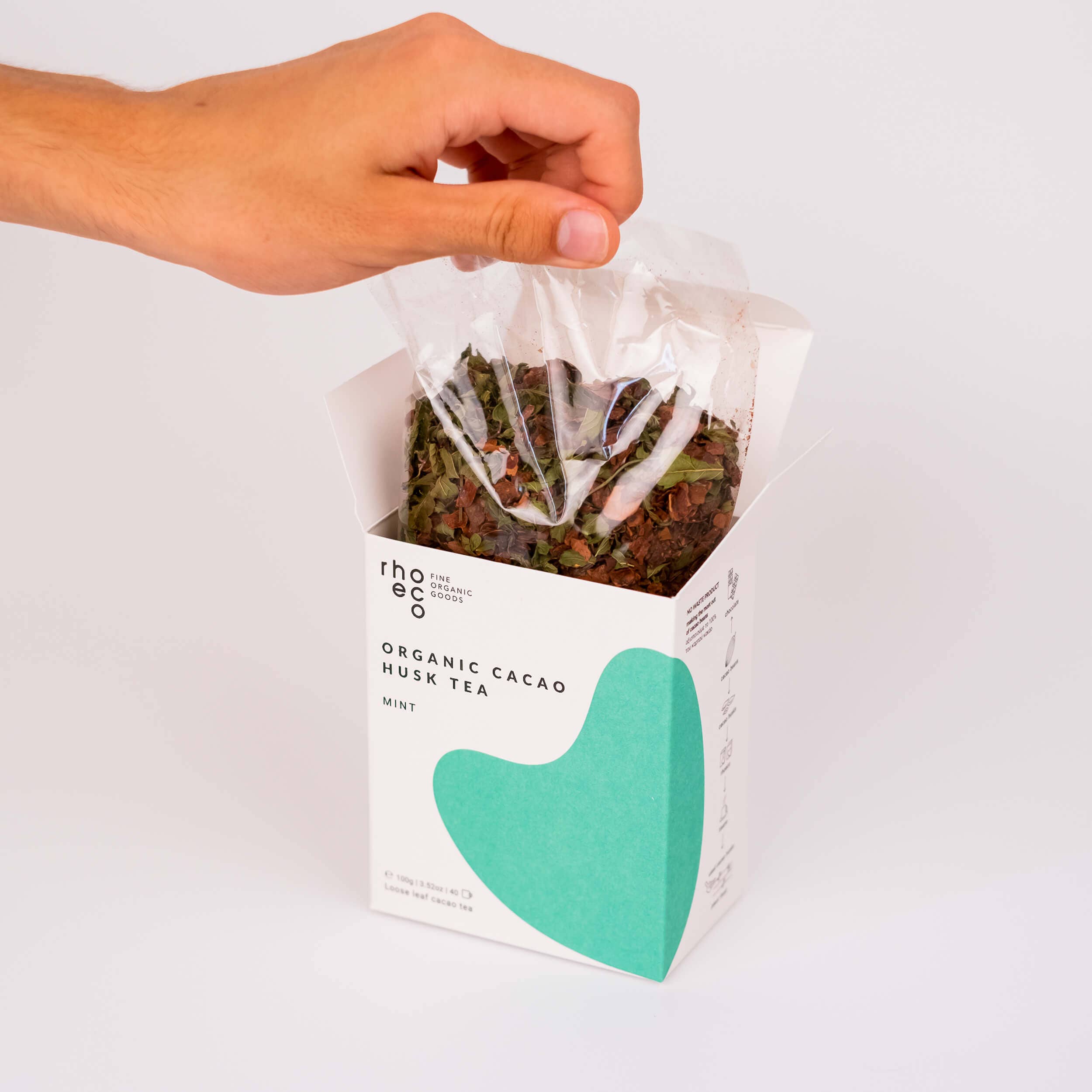 rhoeco - fine organic goods – wholesale Health/detox tea – Organic Cacao Husk Teas - Loose6