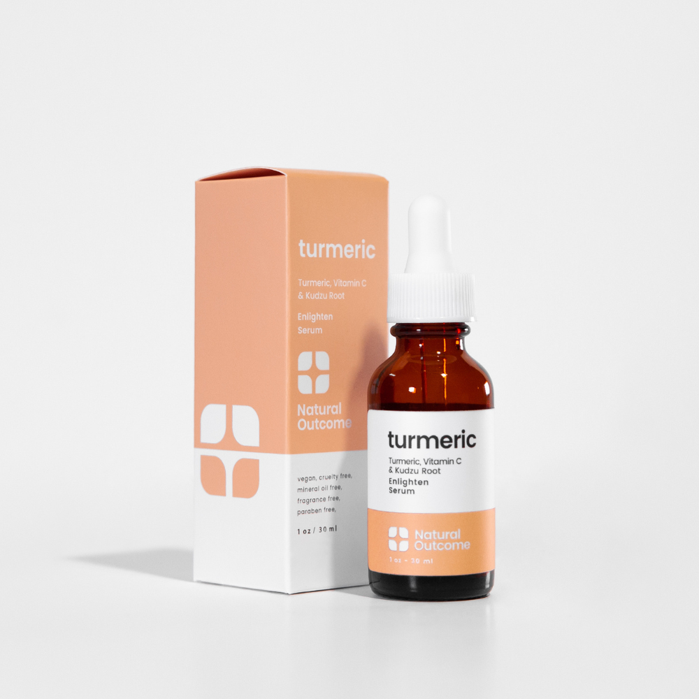 Natural Outcome Skincare - Vente Concentré/sérum pour le visage - Sérum au curcuma et à la vitamine C - Enlighten2