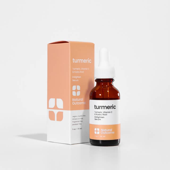 Natural Outcome Skincare - Wholesale Facial Serum/Concentrate - Turmeric & Vitamin C Serum - Enlighten2
