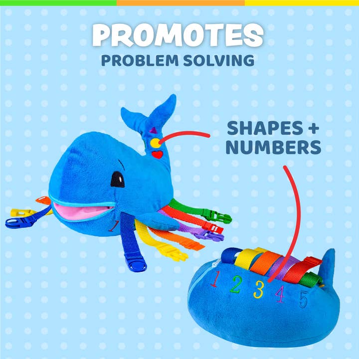 Buckle Toys - Wholesale Stuffed/Plush Toy - Kids & Baby - Blu Whale3