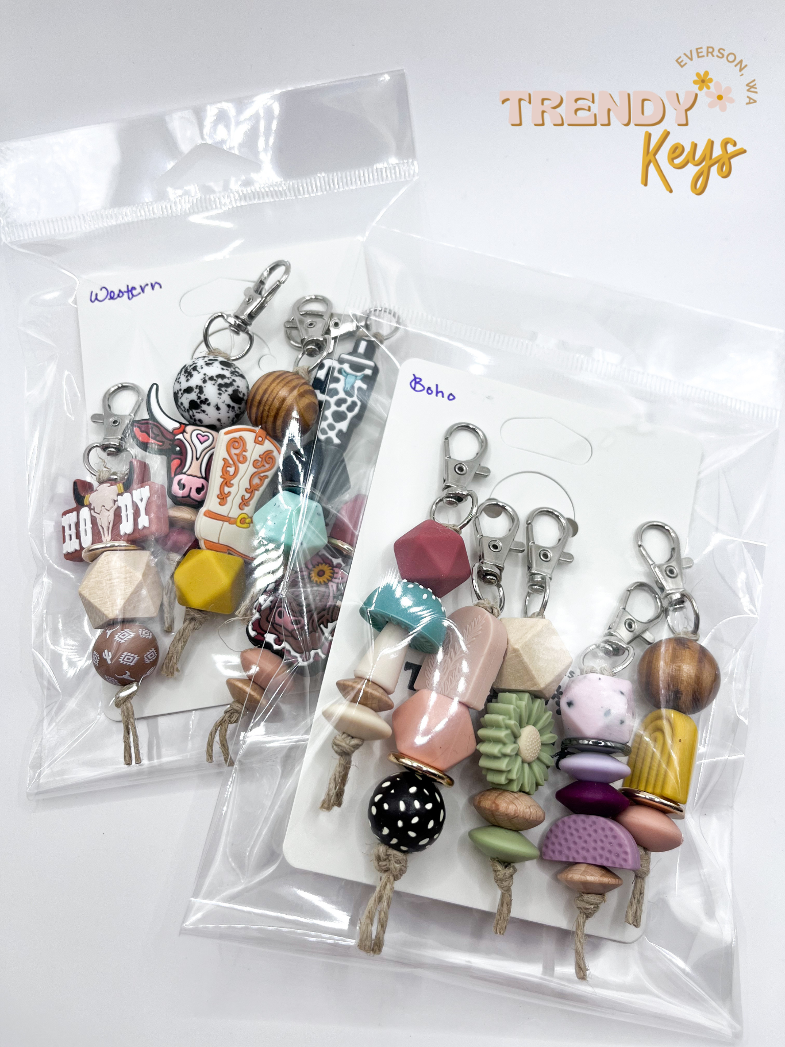 TrendyKeys - Vente Porte-clés – femme - Porte-clés à breloques Minimalist Bag1