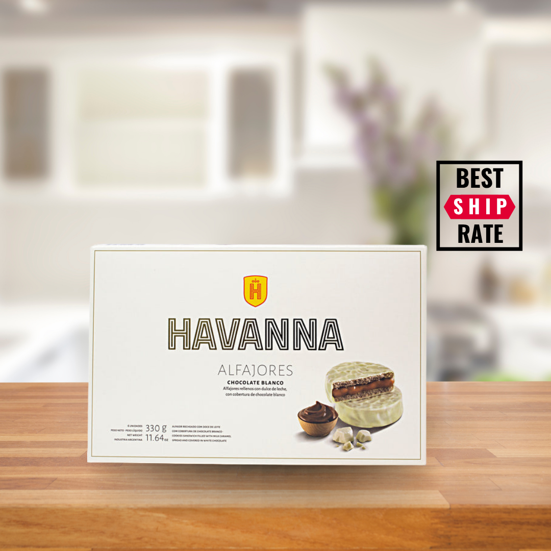 Casacella Foods - Wholesale Chocolate Covered Sweets - Havanna White Chocolate Alfajores 11.6 oz – 12/case0