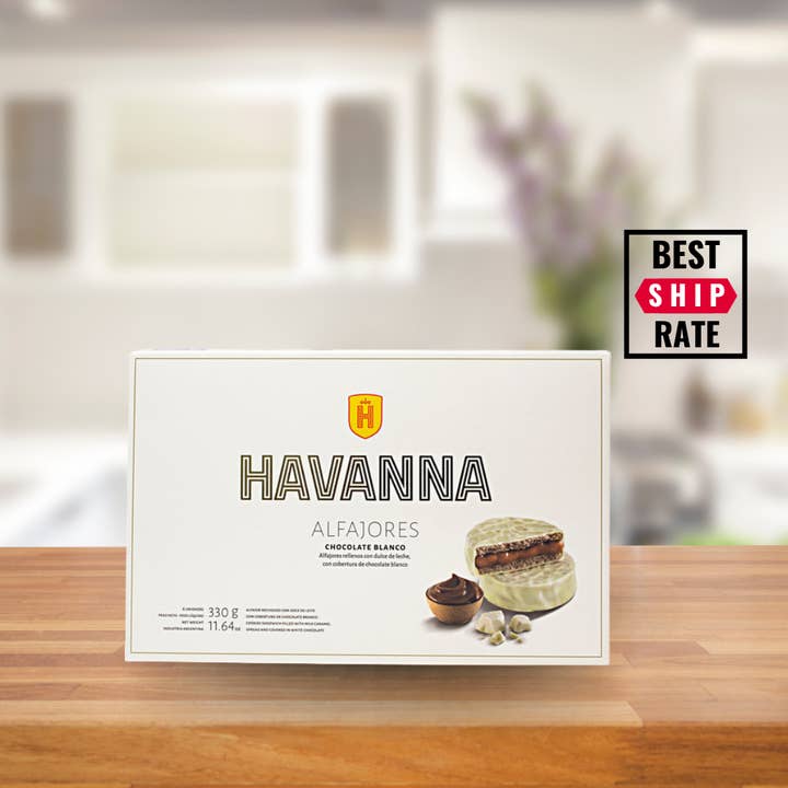 Havanna White Chocolate Alfajores 11.6 oz – 12/case for wholesale by Casacella Foods