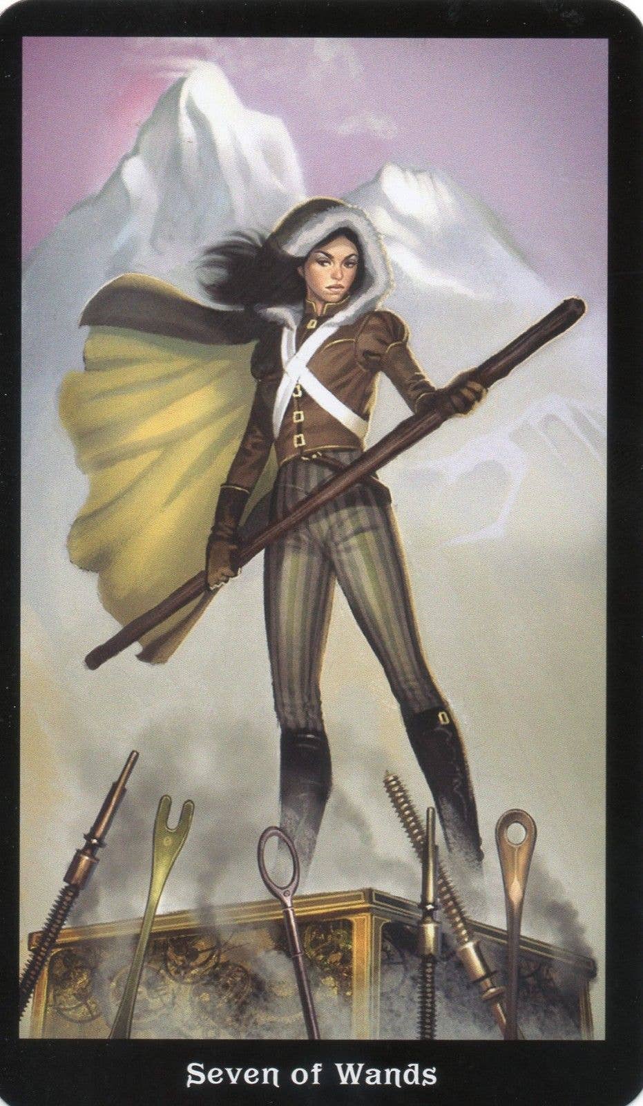 Cardshouse - Vente Cartes de tarot - Cartes Mini Tarot Steampunk Llewellyn2