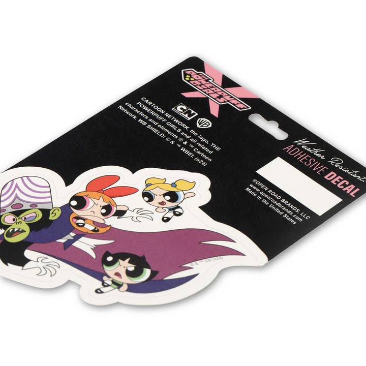 Open Road Brands, LLC - Wholesale Wall Decal/Stickers - Powerpuff Girls vs. Mojo Jojo Adhesive Decal