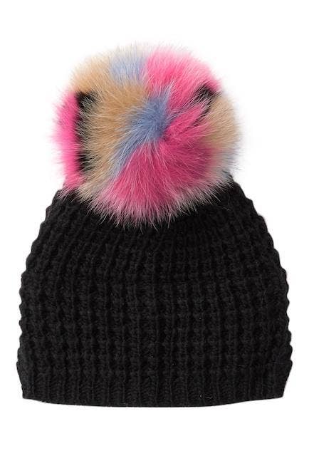 Kyi Kyi - Wholesale Beanie - Women's - Classic Fur - Multi Color Pom10