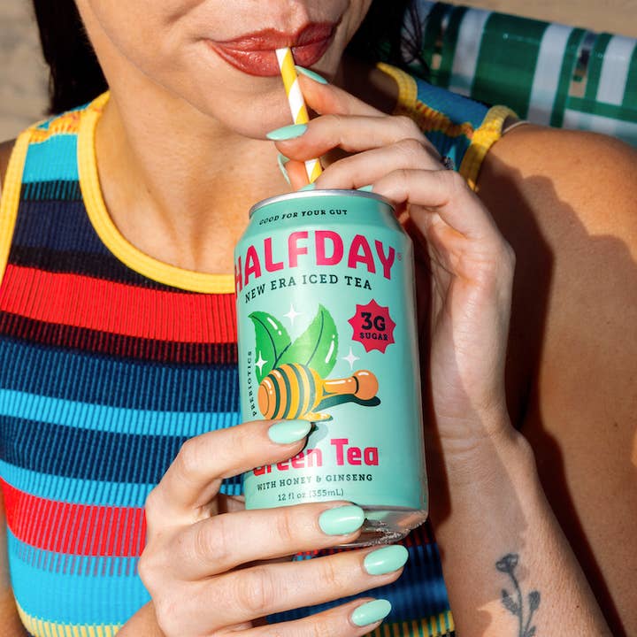 Halfday Tonics - Wholesale Iced Tea - Green Tea with Honey & Ginseng 12 Pack4